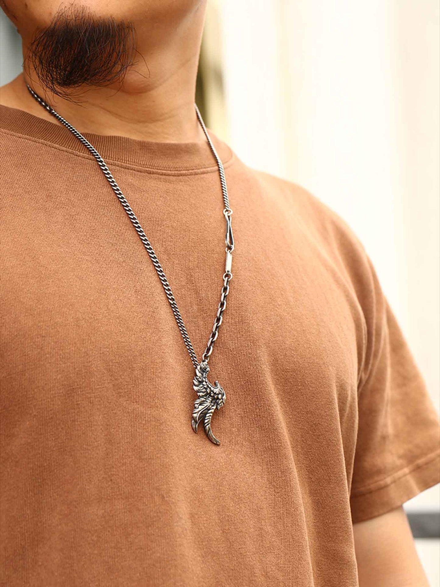 Gothic 925 Sterling Silver Eagle Pendant - Retro Unique High-end Domineering Necklace With Charm