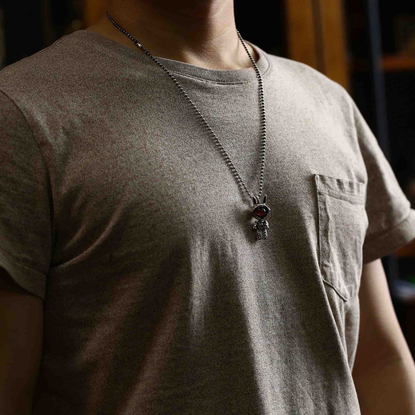 925 Sterling Silver Astronaut Explorer Pendant - Unique Crystal Eye Personality Necklace with Charm